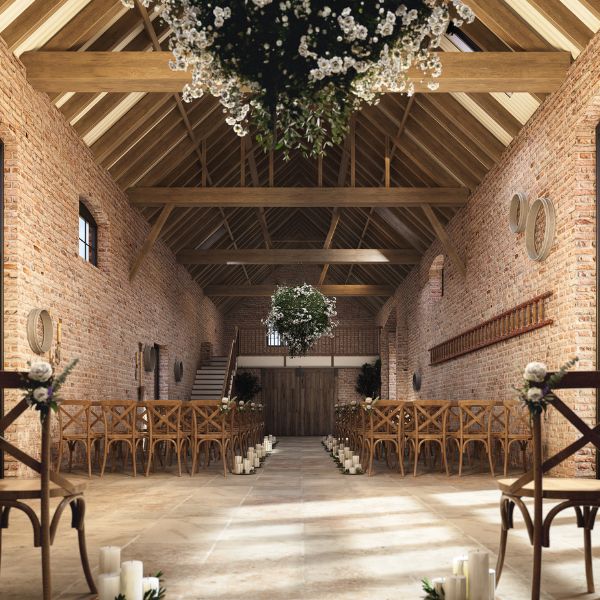 ceremony-barn-with-flowers