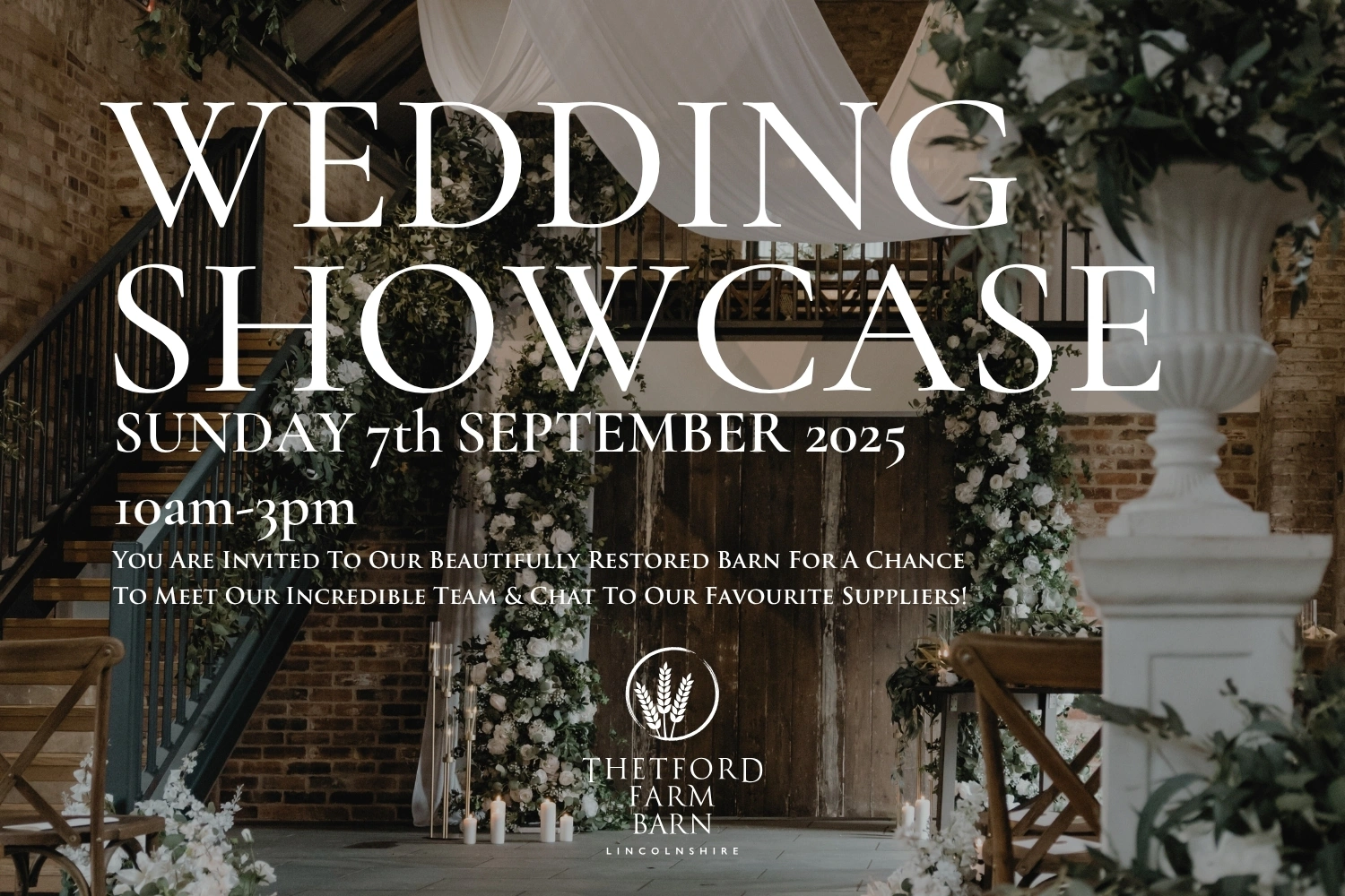 Wedding showcase header