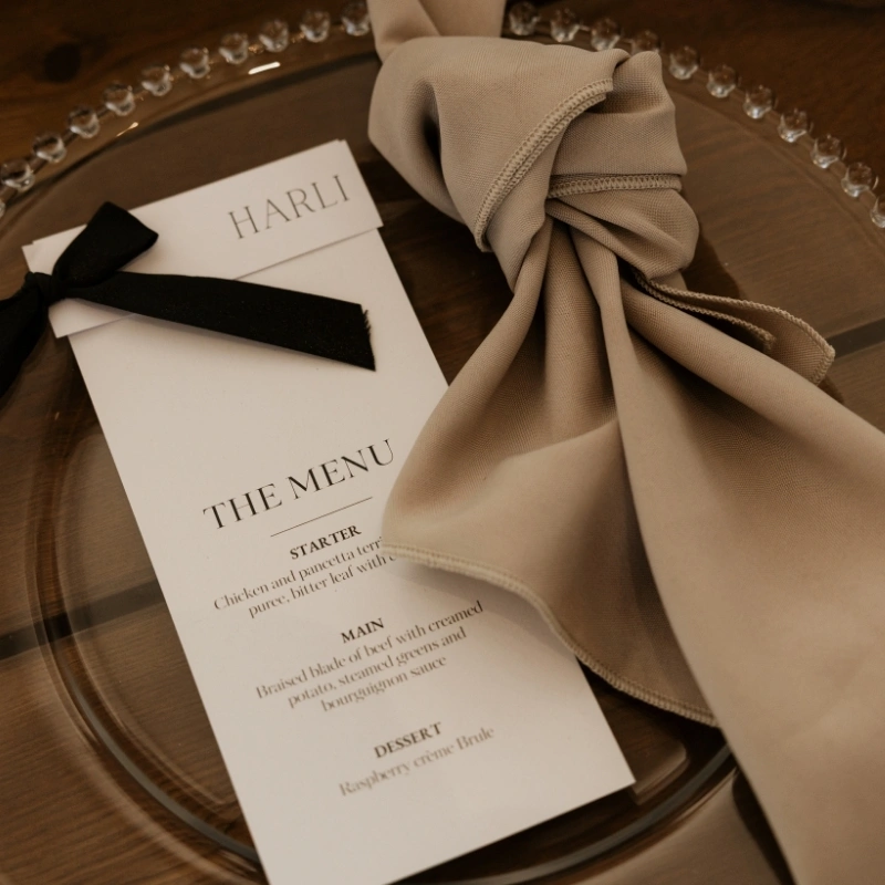 Place setting Friends holding a phone up with a picture on it