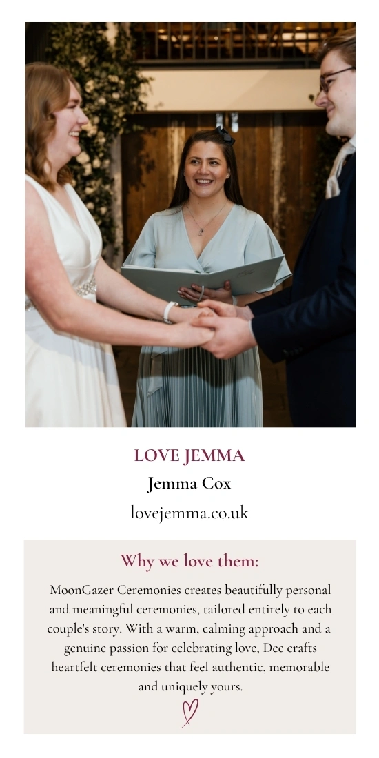 Jemma loves ceremonies